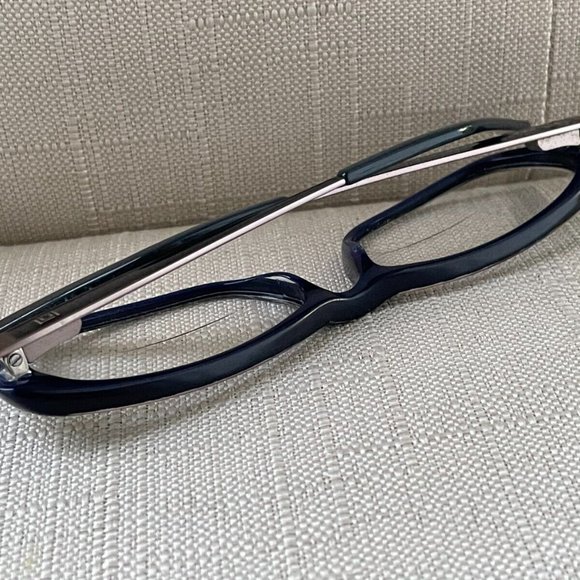 Liz Claiborne Women Eyeglasses Blue Tortoise Glasses L600 OED7 135 52[]16 Frame - Picture 4 of 11